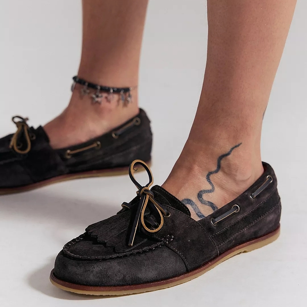 We The Free Benny Boat Shoes - Chocolate - Picture 3 of 5